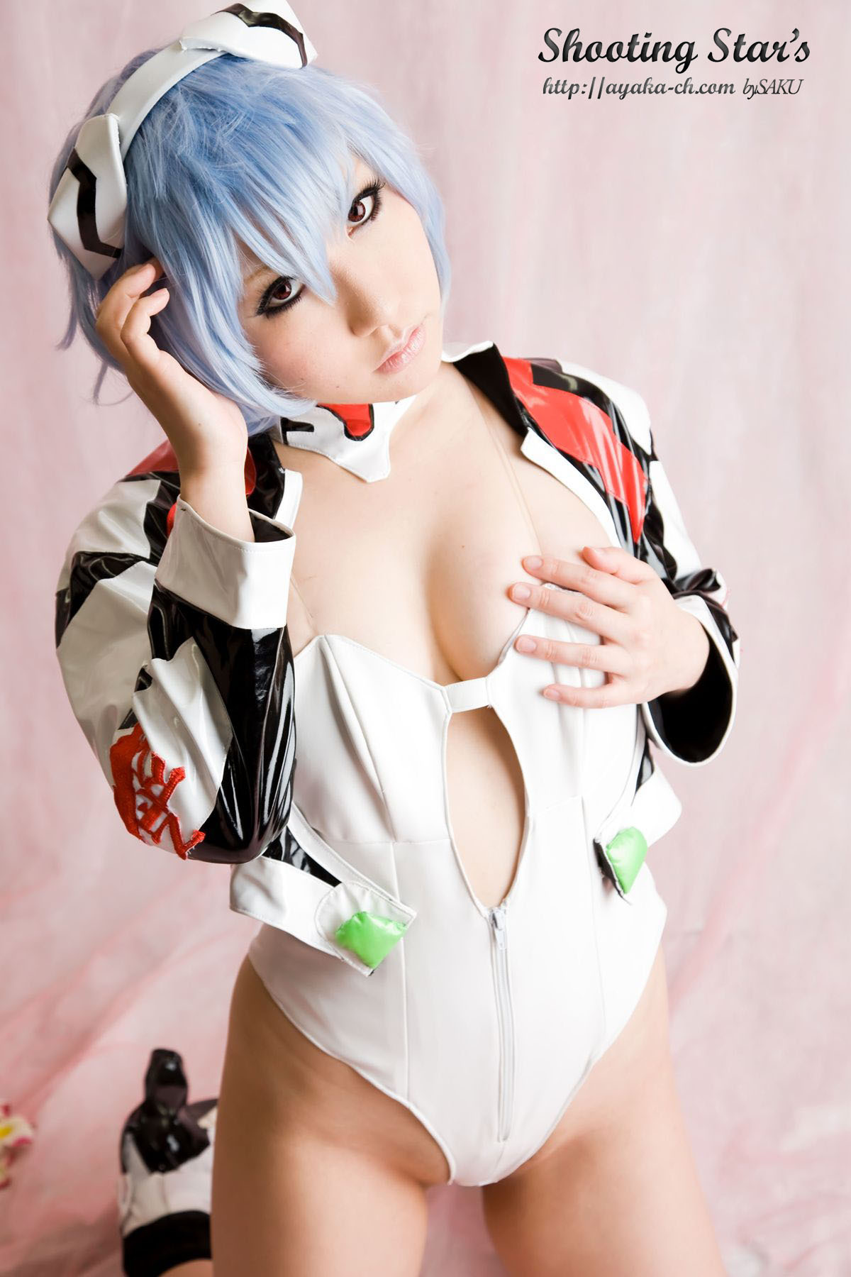 [Cosplay]  Evangelion - Big Tits Rei Ayanami 2